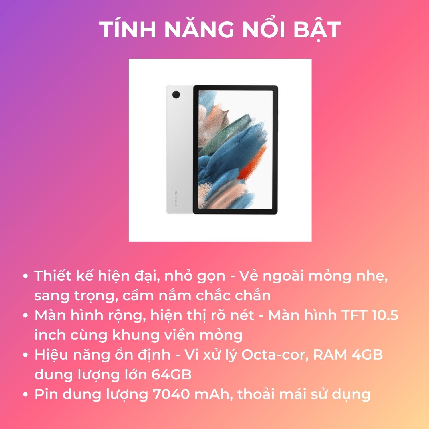 Tinh-nang-Samsung-galaxy-Tab-A8 Tính năng samsung galaxy Tab A8